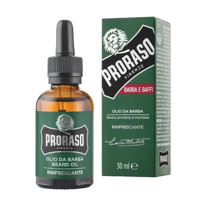 Cumpărături sigure Proraso, ulei de barbă, răcoritor, 30 ml
