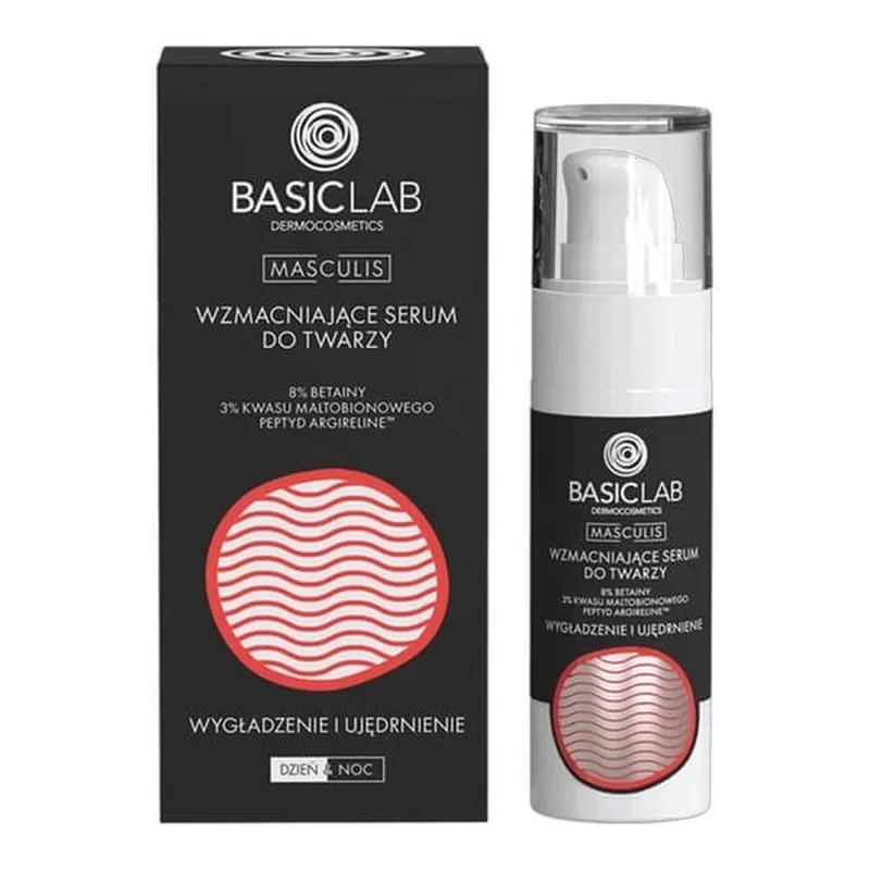 BasicLab Masculis, Ser facial de întărire, netezire și fermitate, 30 ml Reducere specială