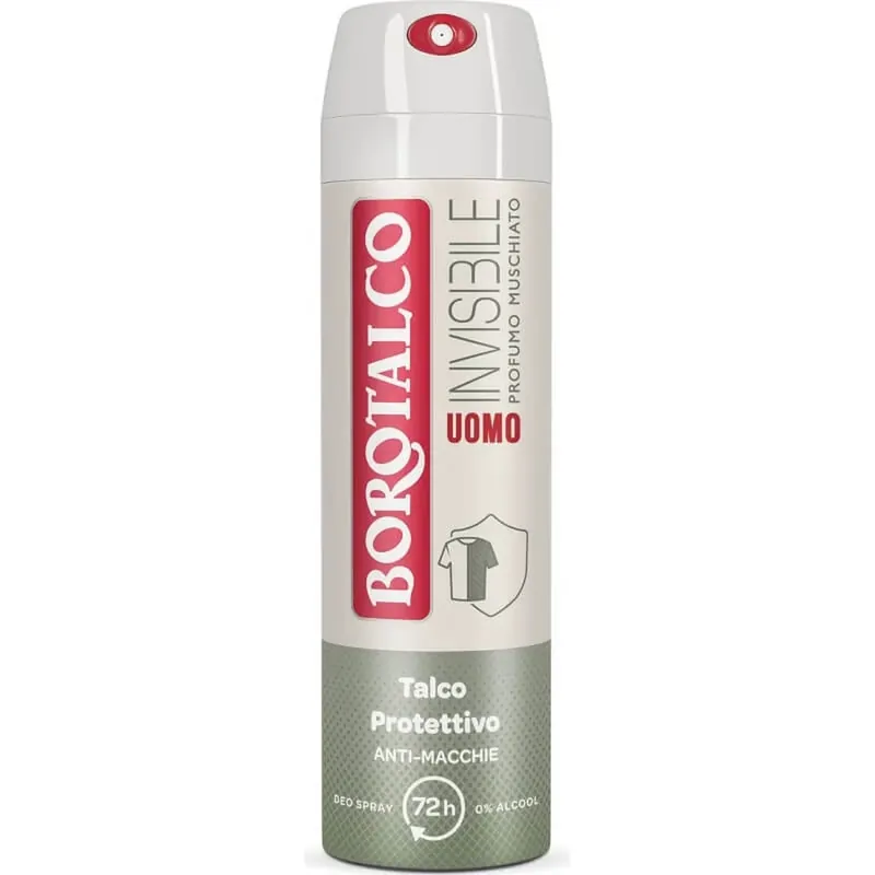 Borotalco Invisible pentru bărbați, cu parfum de mosc – deodorant cu efect de 72 de ore, spray de 150 ml Reduceri