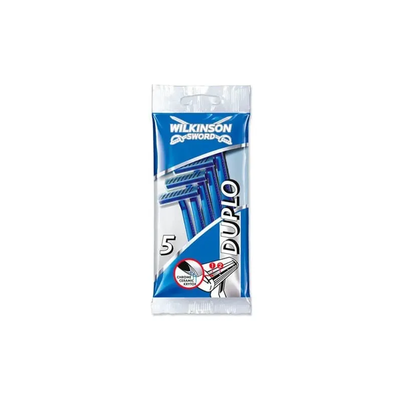 Wilkinson Duplo - 5 aparate de ras de unică folosință cu două lame Retur gratuit