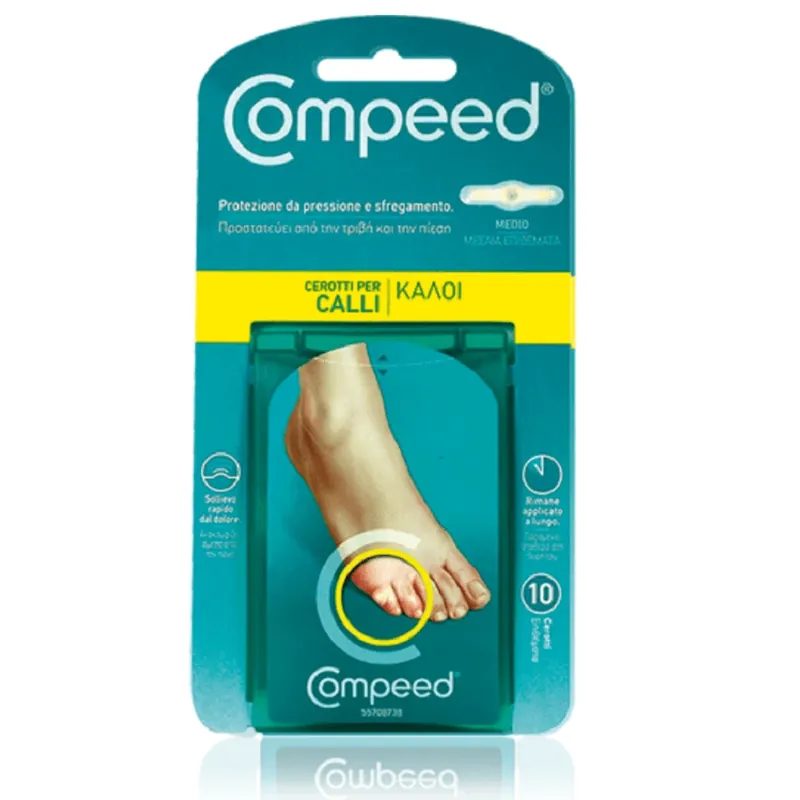 Retur ușor Plasturi pentru bataturi profunde Mediu Compeed, 10 bucati, Johnson&Johnson