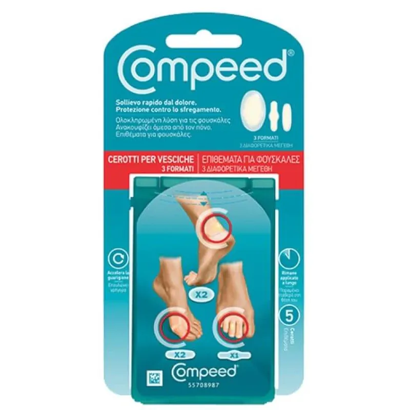 Plasturi pentru basici Mixt, 5 bucati, Compeed Reducere extra