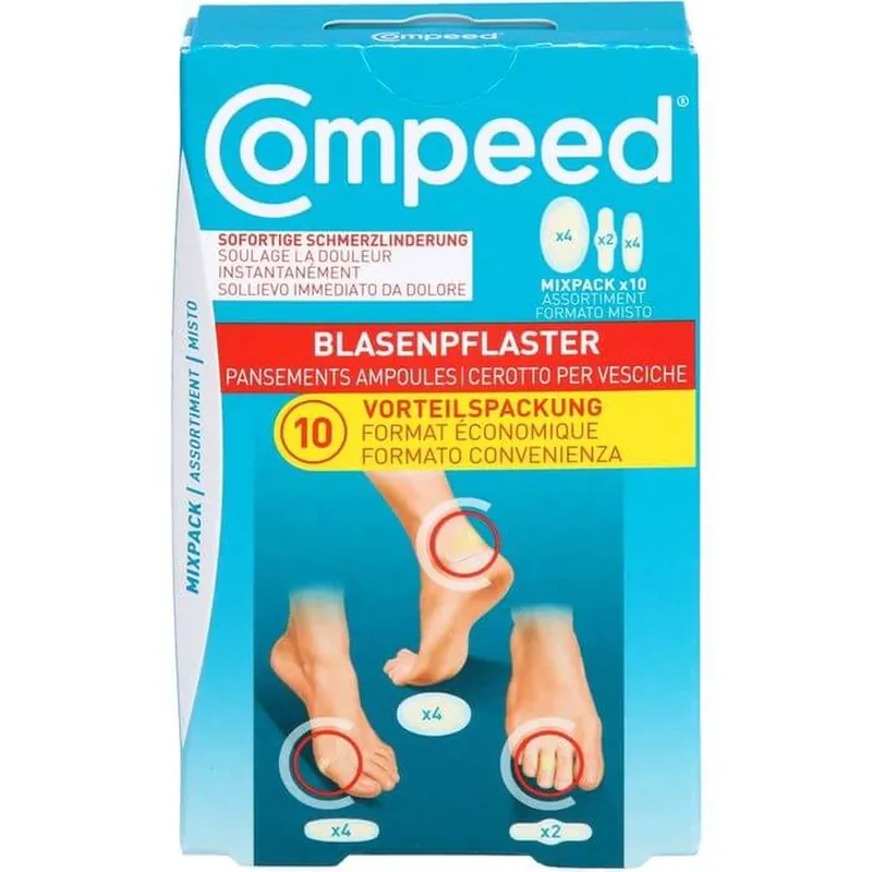 Comandă acum Plasturi pentru bășici COMPEED Mixpack 10 buc.