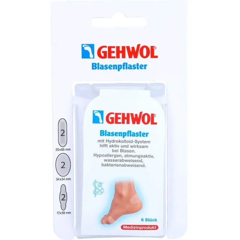 GEHWOL Plasturi pentru bășici asortate 6 buc. Ultima șansă