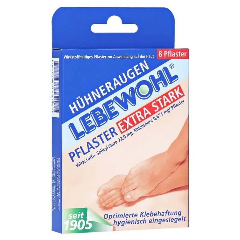 Lebewohl plasturi pentru corni extra puternici 8 buc Reducere de preț