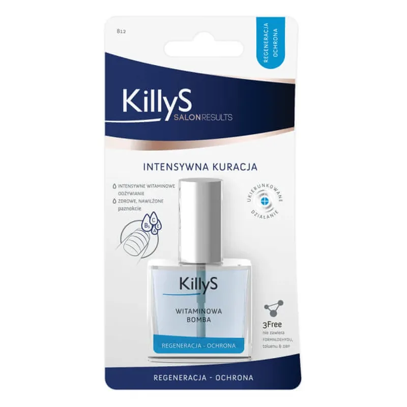 Popular KillyS Intensive Care, Balsam de unghii cu vitamina Bomb, 10ml