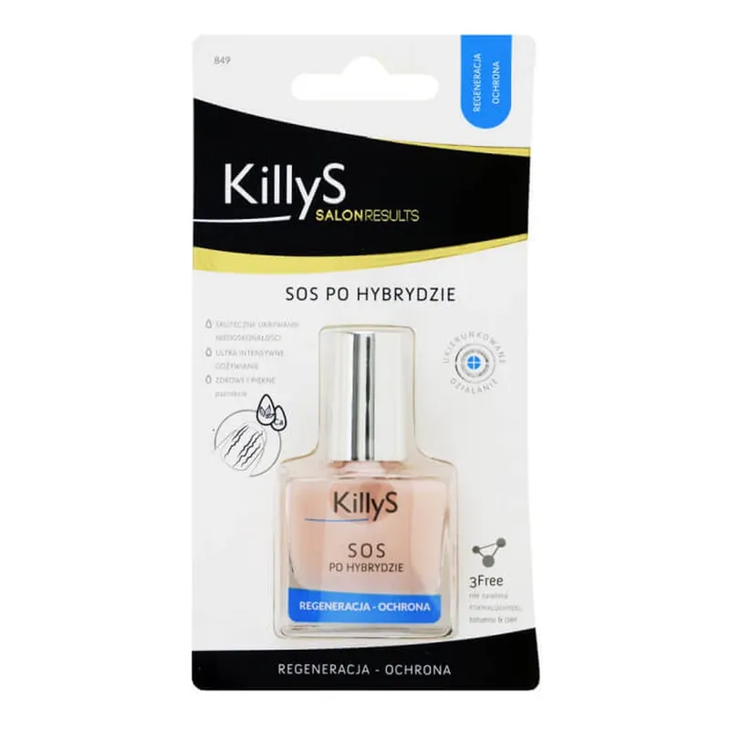 Calitate înaltă KillyS SOS Balsam de unghii post-hibrid, 10ml