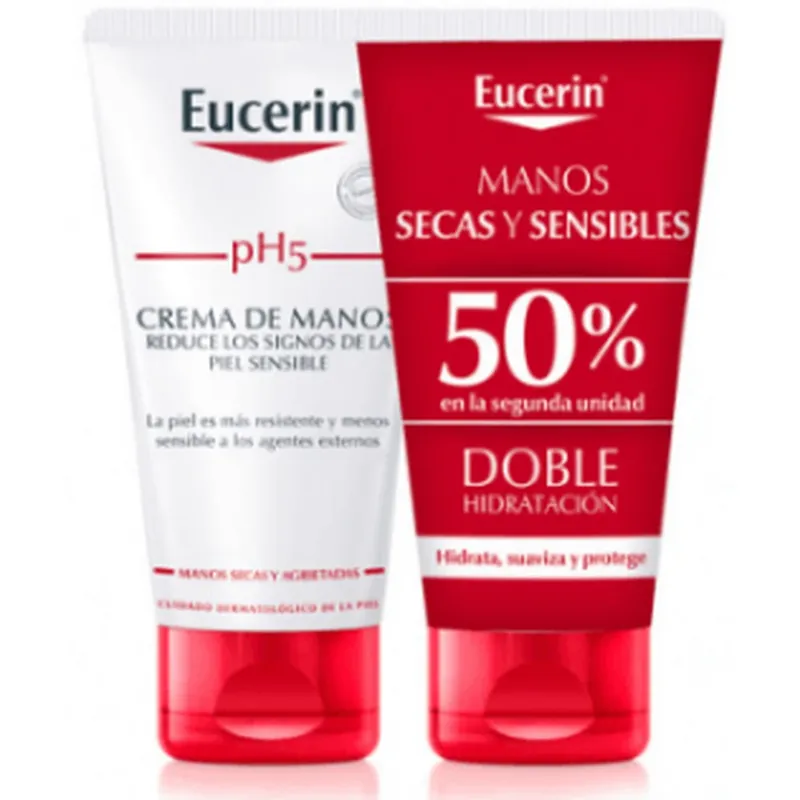 Ofertă de sezon Eucerin DUPLO Cremă de mâini 2 x 75ml