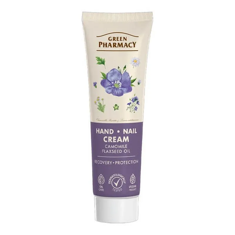 Farmacie verde, mușețel și ulei de in, cremă de mâini, 100 ml Cumpără acum