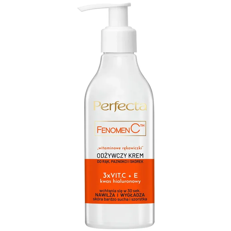 Ofertă de sezon Perfecta Fenomen C Vitamin Gloves, cremă hrănitoare pentru mâini, unghii și cuticule, 195 ml