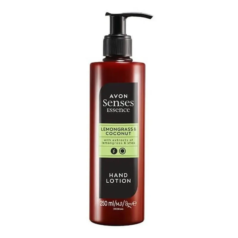 Livrare expres Avon Senses Essence, Loțiune de mâini, Lemongrass și nucă de cocos, 250 ml