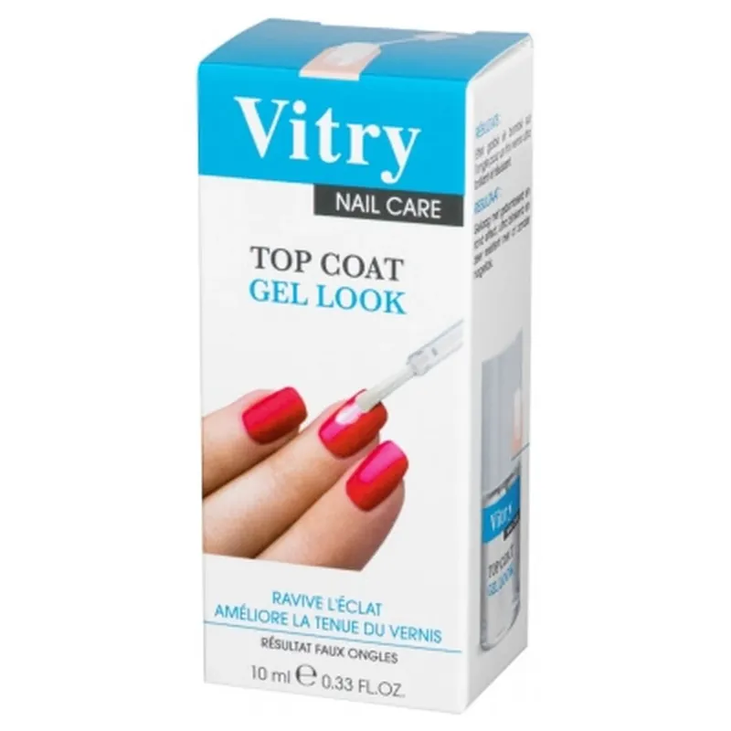 Vitry Nail Care Top Coat Gel Look 10 ml Doar azi