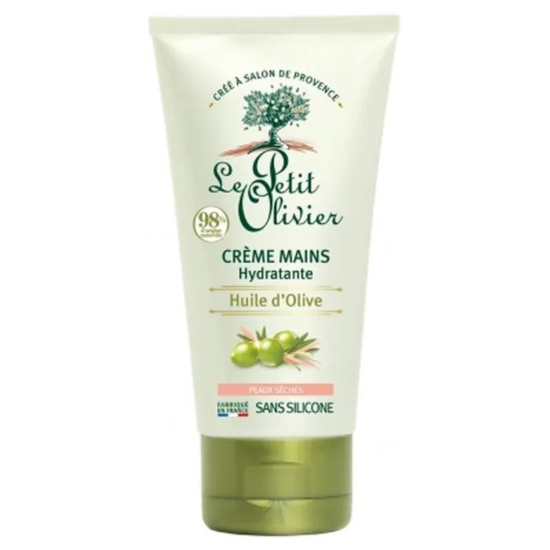 Ofertă limitată Le Petit Olivier Cremă hidratantă pentru mâini cu ulei de măsline 75 ml