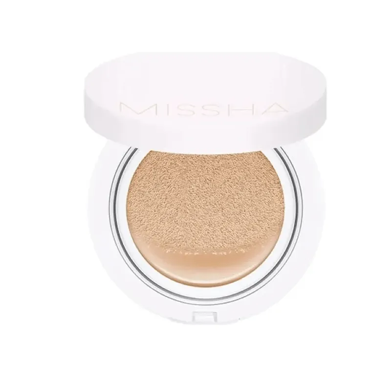 Fond de ten compact M Magic Cushion Moist Up, Nr 23, SPF 50+, 15 ml, Missha Super ofertă