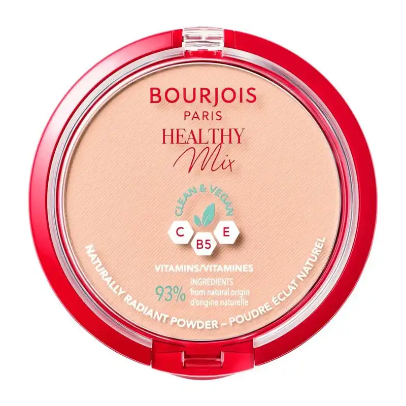 Bourjois Healthy Mix Clean pudră matifiantă vegană 03 Rose Beige, 11g Lichidare de stoc