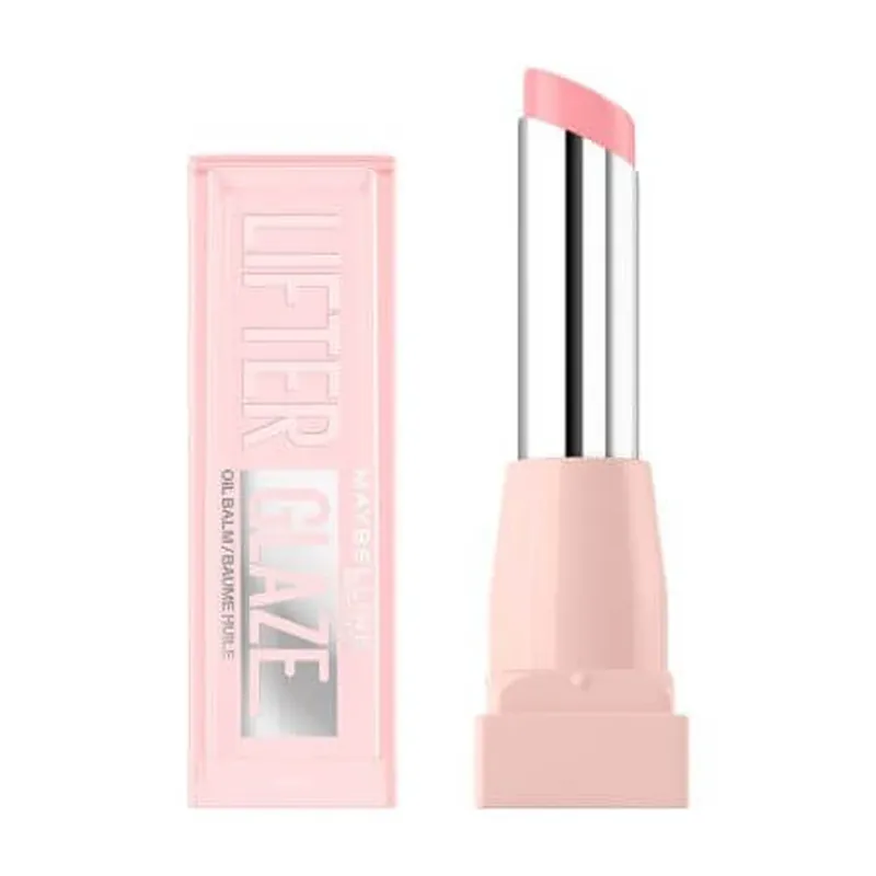 Balsam de buze cu pigmenti luminosi 02 Pink Drip Lifter Glaze, 3 g, Maybelline Chilipir