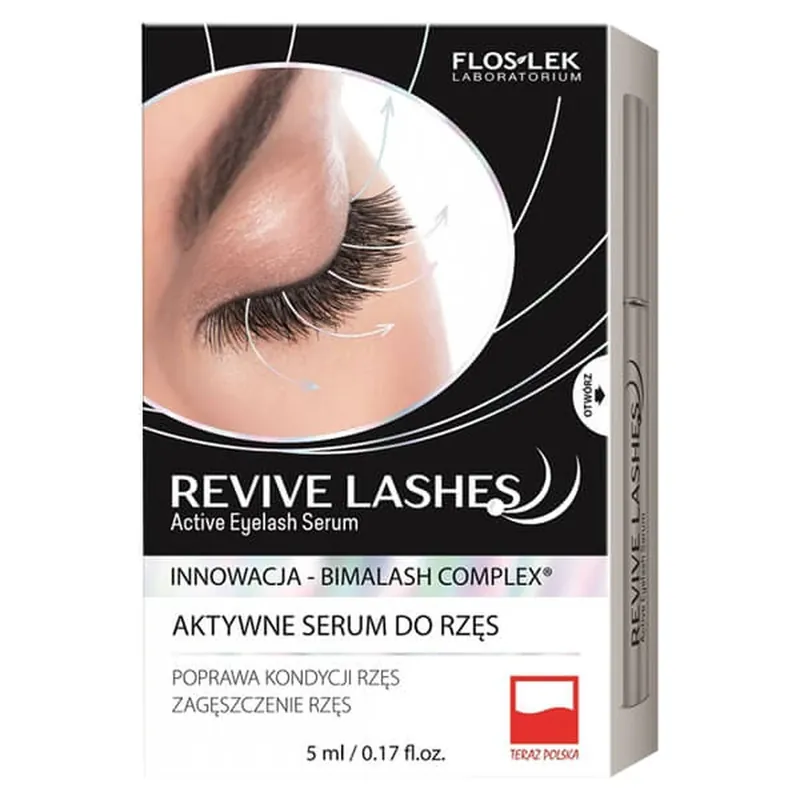 Flos-Lek Revive Lashes, Ser activ pentru gene, 5 ml Mai ieftin