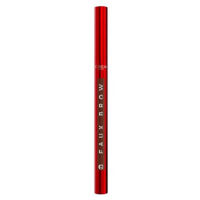 Tus pentru sprancene cu pensula dubla Nuanta Light Brunette Infaillible Faux Brow, 1 ml, Loreal Noutate
