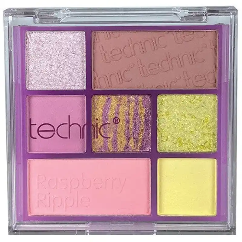 Paleta fard de ochi, Technic , Raspberry Ripple, 7 culori Reduceri