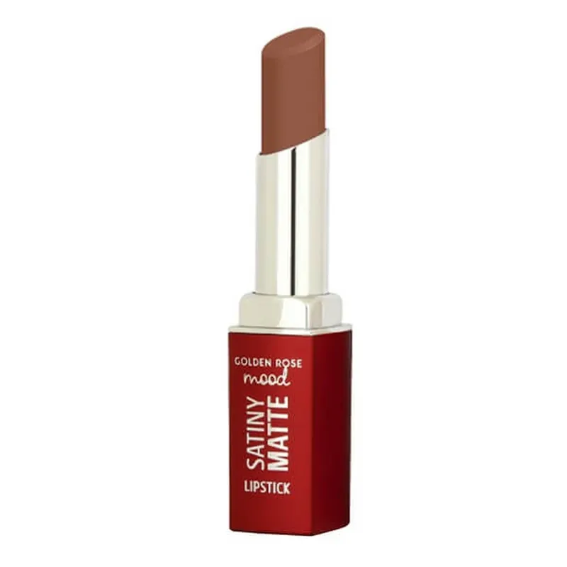 Bestseller Golden Rose Mood Satiny Matte Lipstick, ruj mat, 01, 3.5 g