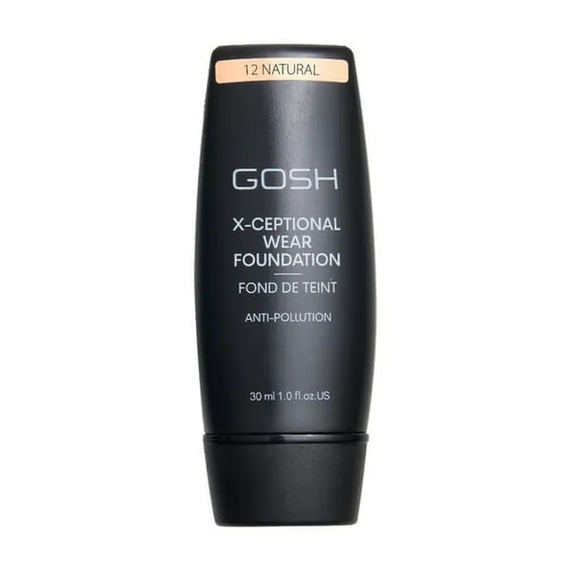 Gosh X-Ceptional Wear, fond de ten de lungă durată, 12 Natural, 35 ml Plată securizată