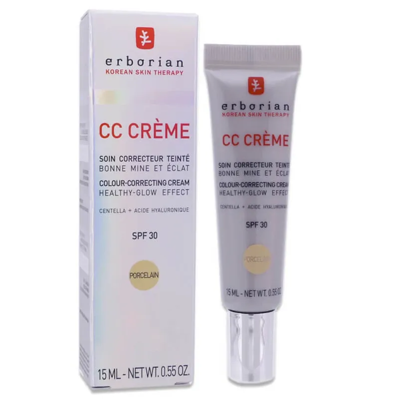 ERBORIAN CC CREMĂ CORECTOR DE TEN SPF30 PORȚELAN 15 ML Ofertă