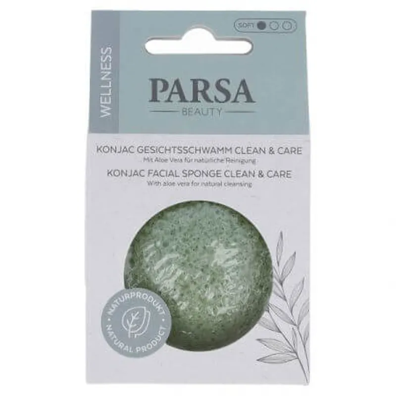 Ofertă limitată Burete de curatare si exfoliere Kojac - verde inchis, 1 bucata, Parsa