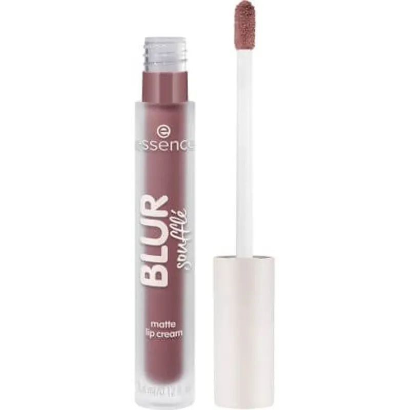 Ruj crema mat, 01 Deep Scroll, BLUR souffle matte, 3.6 ml, Essence Popular