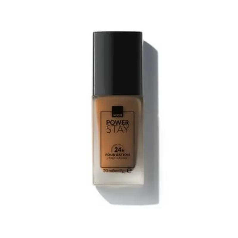 Lichidare de stoc Fond de ten Dark Cocoa 525N Power Stay 24h, 30 ml, Avon