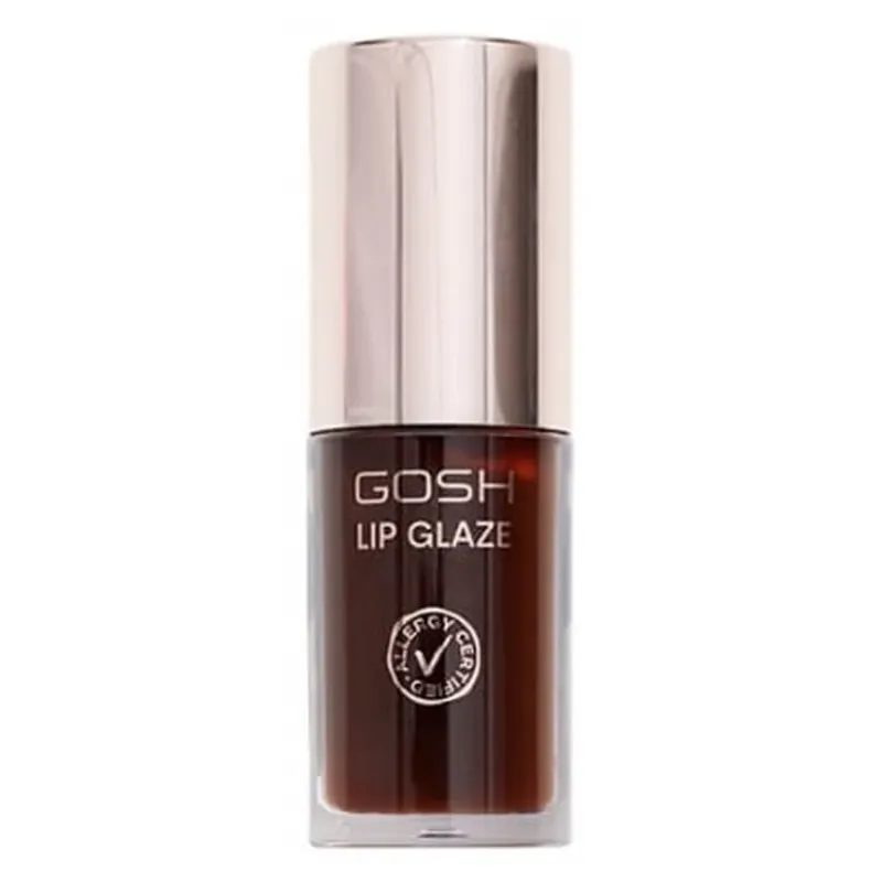 Plată securizată Gosh Copenhagen Ulei de buze strălucitor Lip Glaze 003 Dark Chocolate Gosh