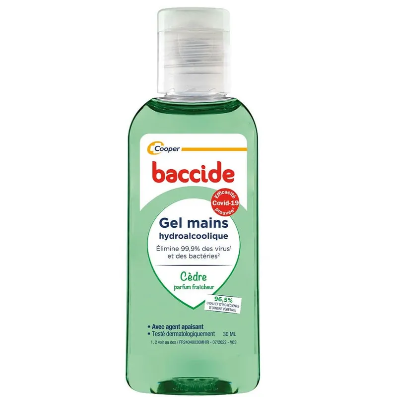 Baccide Gel de mâini fără clătire Parfum proaspăt 100ml Preferatul clienților