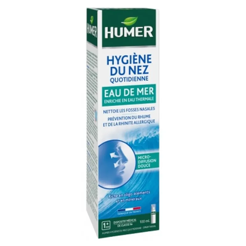 Humer – Igiena zilnică a nasului cu apă de mare, 100 ml Plată securizată