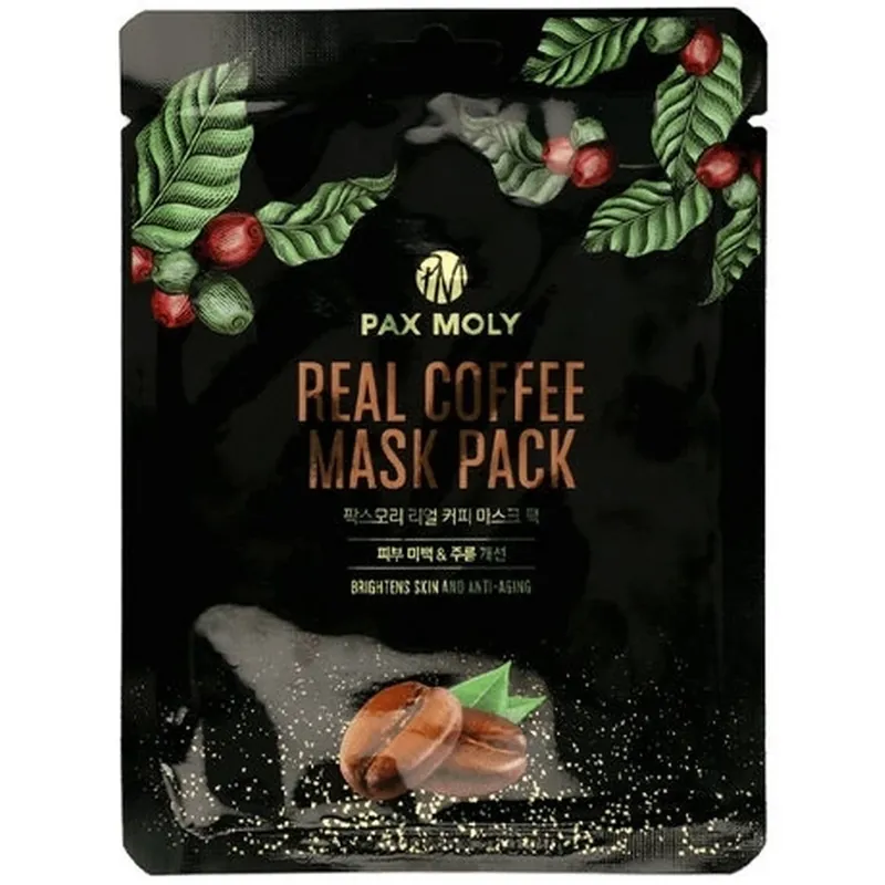 Livrare expres PAX MOLY Real Coffee Mask Pack Întinerire și iluminare ...
