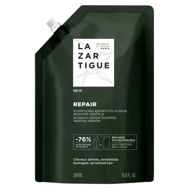 Livrare expres Lazartigue Repair Șampon de reparare intensă, reîncărcare ecologică, 500 ml