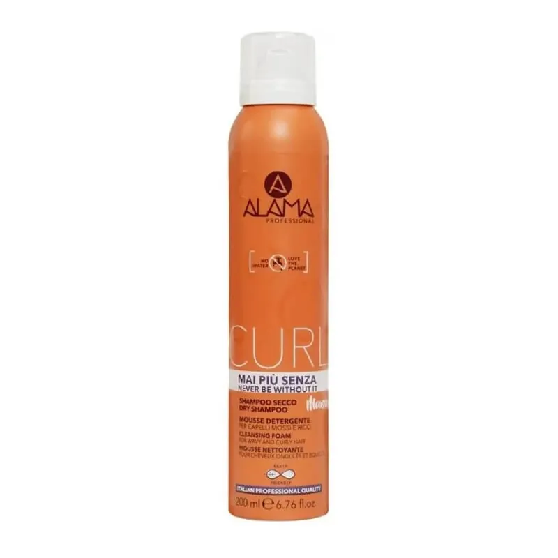 Alama Curl - șampon uscat sub formă de spumă pentru părul cret, 200 ml Premium