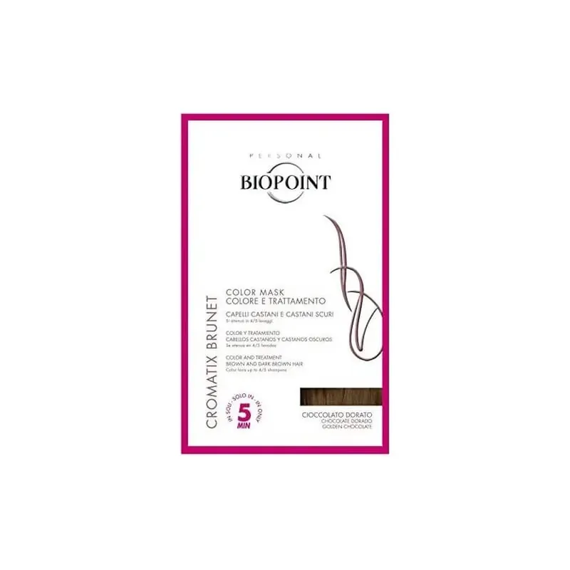 Biopoint Tratament de colorare Cromatix – mască de tratament pentru colorare în 5 minute, 30 ml, ciocolată aurie Bestseller
