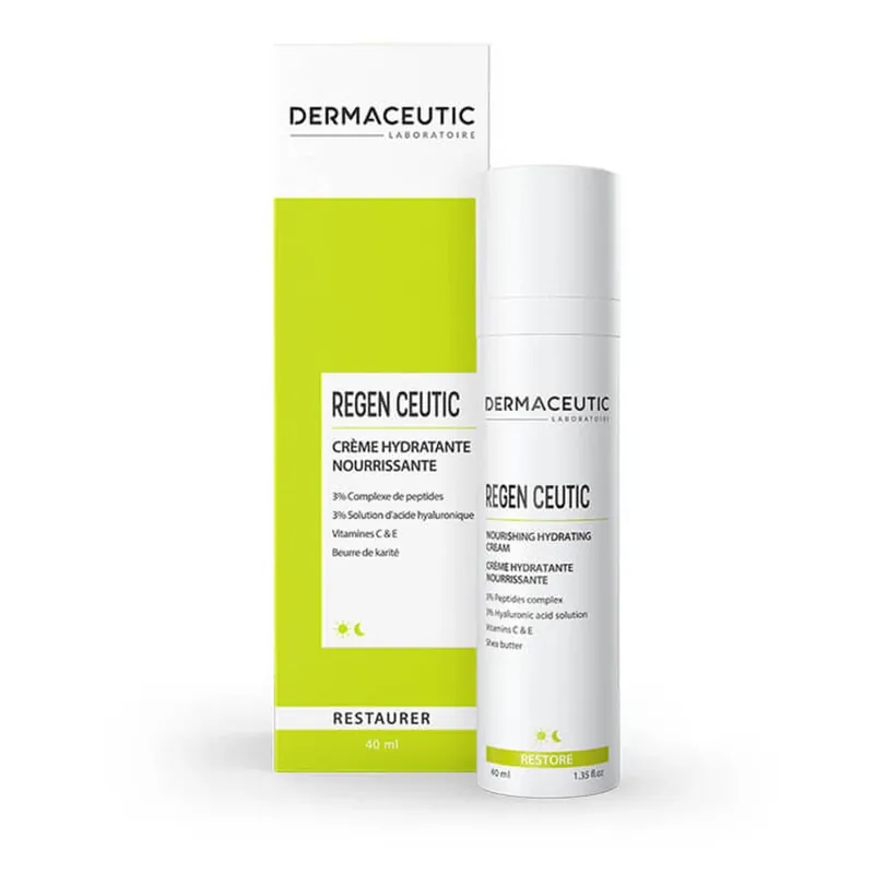 DERMACEUTIC REGEN CEUTIC CREMĂ HIDRATANTĂ ȘI HRĂNITOARE 40 ML Plată sigură