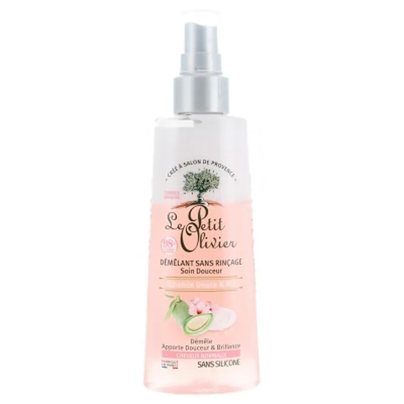 Le Petit Olivier Balsam de descurcare fără clătire, îngrijire delicată cu migdale dulci și orez, 150 ml Preț redus