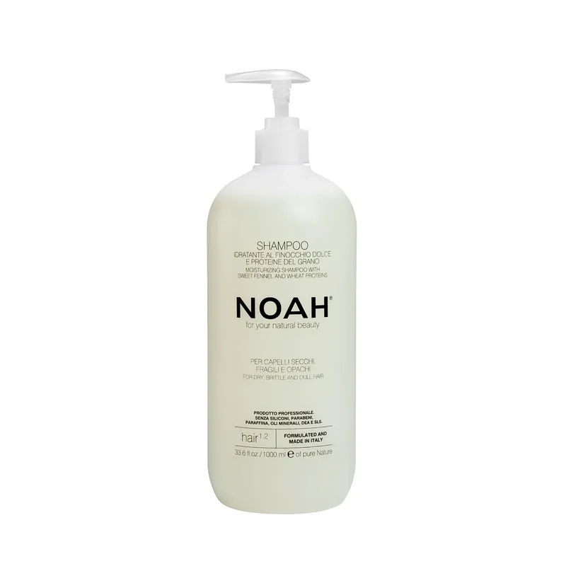 Discount Sampon natural hidratant cu fenicul pentru par uscat, fragil si lipsit de stralucire (1.2), Noah, 1000 ml