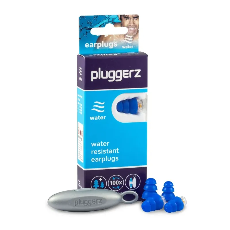 Dopuri de urechi din silicon pentru inot, Pluggerz Water, 4 bucati Discount