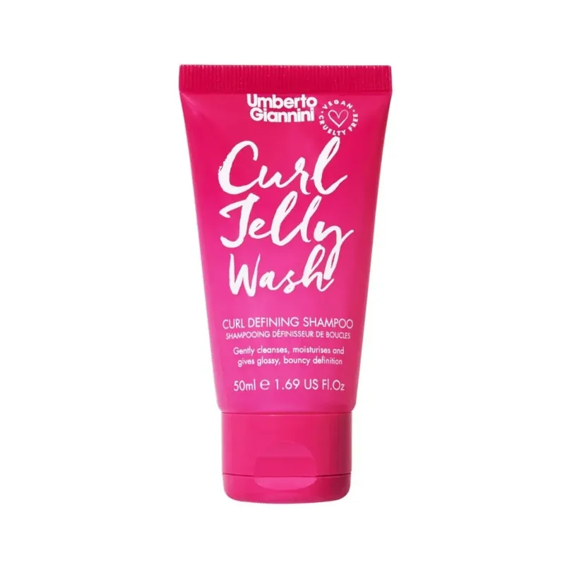 Chilipir Sampon pentru definirea buclelor, travel size, Curl Jelly Wash, Umberto Giannini, 50 ml