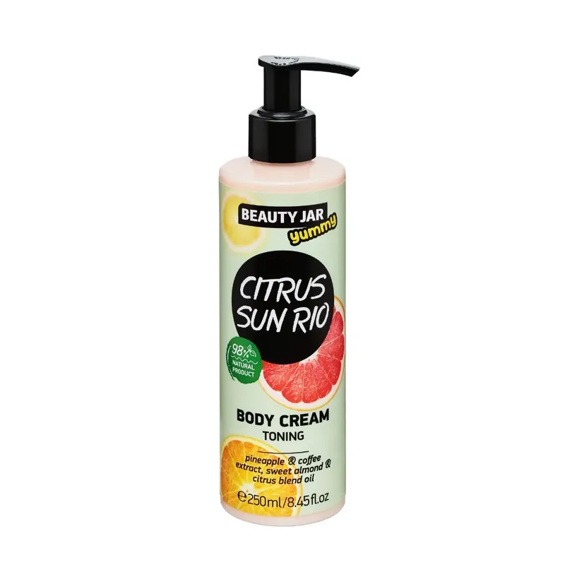 Doar azi Crema pentru corp tonifianta Citrus Sun Rio, Beauty Jar, 250 ml