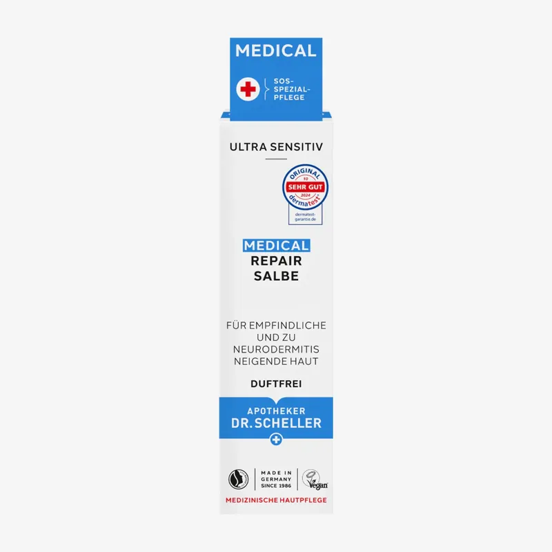 Preț redus Balsam reparator pentru pielea sensibila, predispusa la dermatita, Dr. Scheller Medical, 29 g