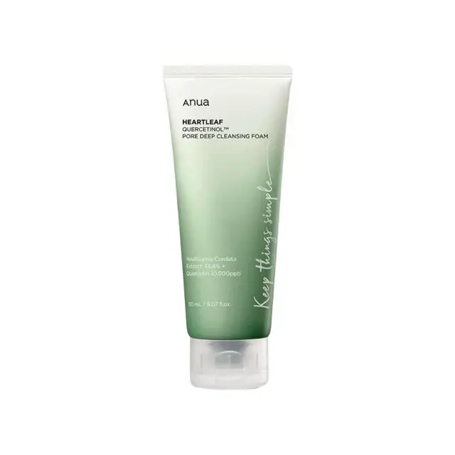 Spuma pentru curatare in profunzime cu extract de Houttuynia Cordata si quercetina, Anua, 150 ml Plată sigură