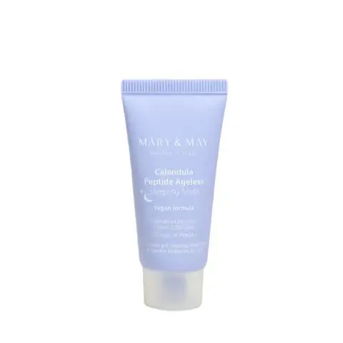 Ofertă limitată Masca pentru noapte cu galbenele si peptide mini, Mary and May, 30g