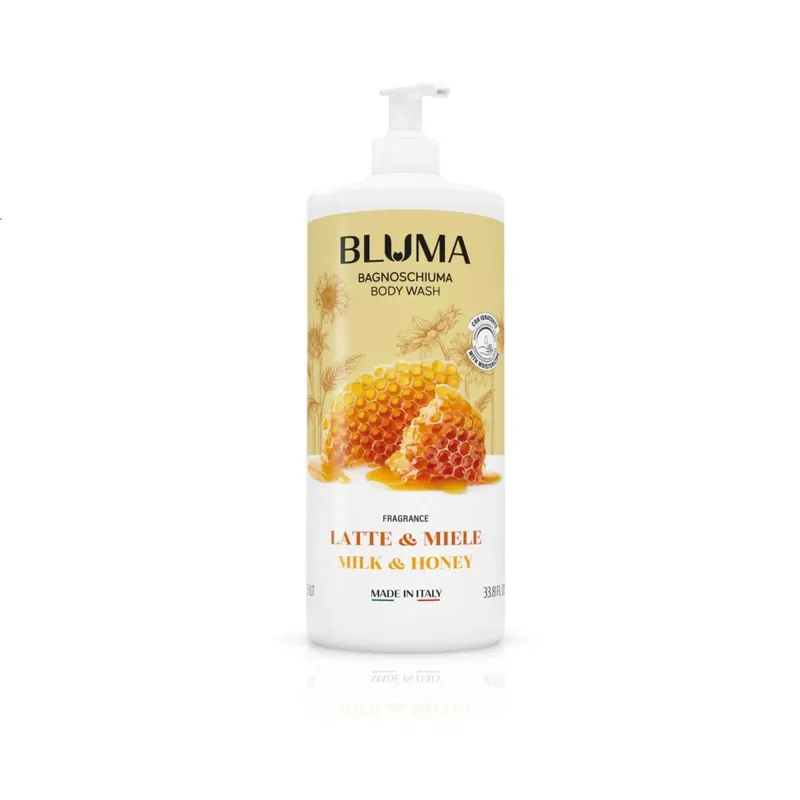Plată securizată Gel de dus cu parfum de lapte & miere, BLUMA LATTE & MIELE, 1 l
