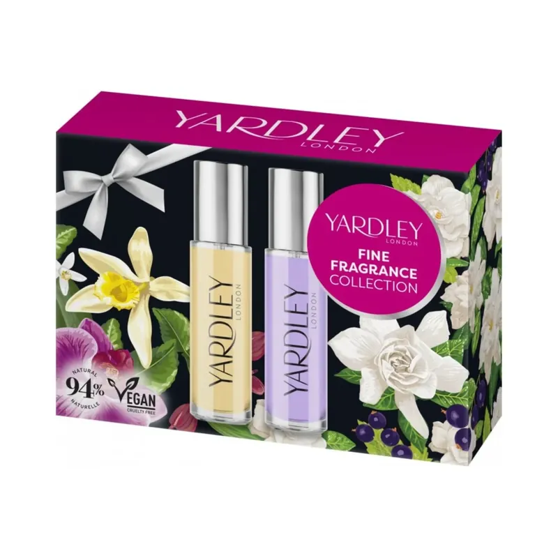 Disponibil imediat Set duo 1 x 10 ml apa de toaleta Gardenia & Cassis si 1 x 10 ml apa de toaleta Orchid & Vanilla, Fine Fragrance Collection, 2 articole