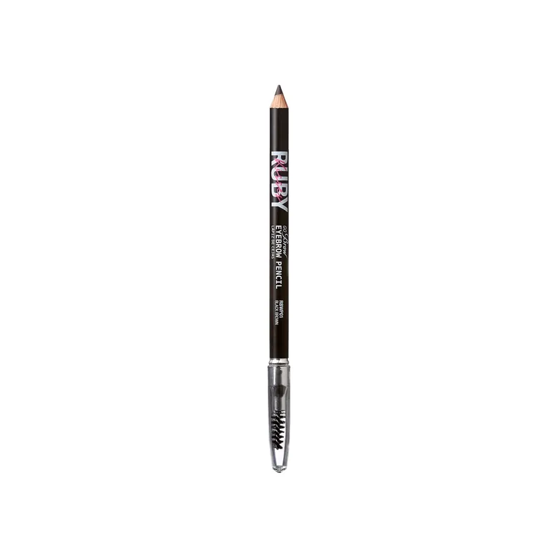 Plată securizată RUBY KISSES, Creion sprancene Go Brow Black Brown 1.25 g