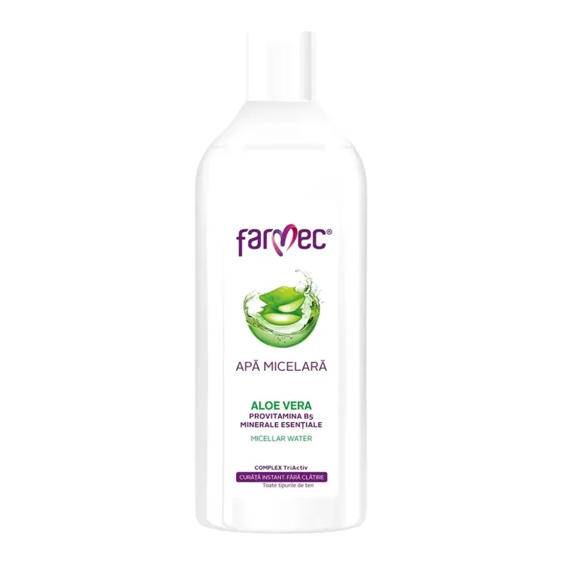 Nu rata Apa micelara cu aloe vera, 400 ml, Farmec