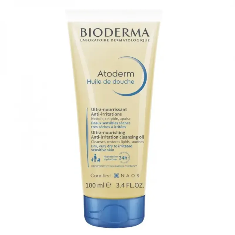 Cel mai vândut Atoderm Ulei de Dus, 100ml, Bioderma